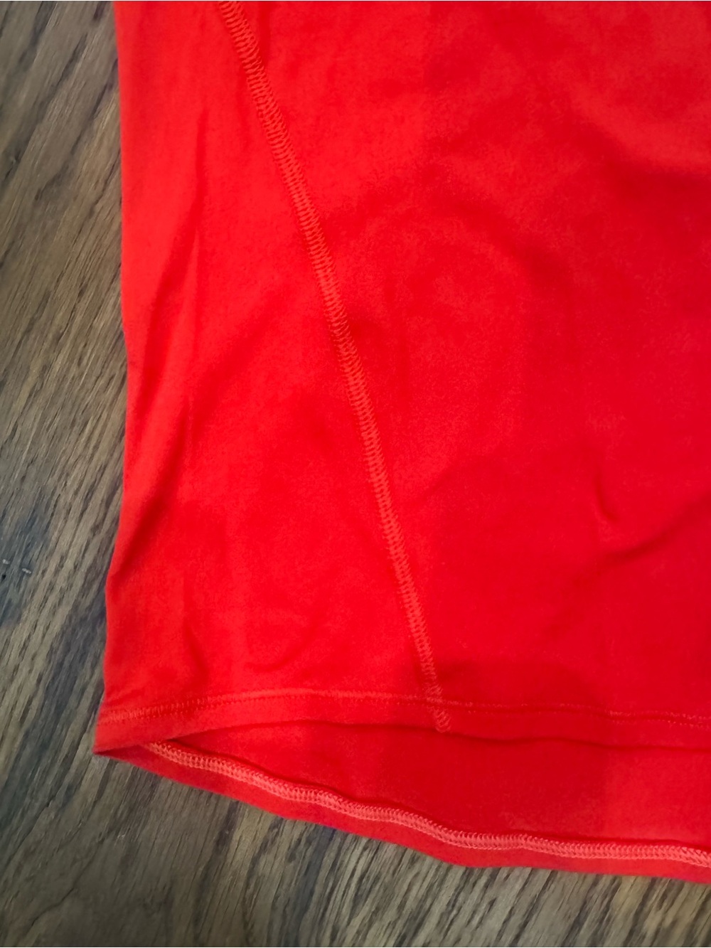 Athleta Bright Red Long-Sleeve Scoop Neck Performance Top - Picture 3 of 6